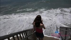 Ava Davis Malibu Pier Part 1