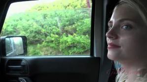 You take Kate to hike for the day and she sucks you off in the car.